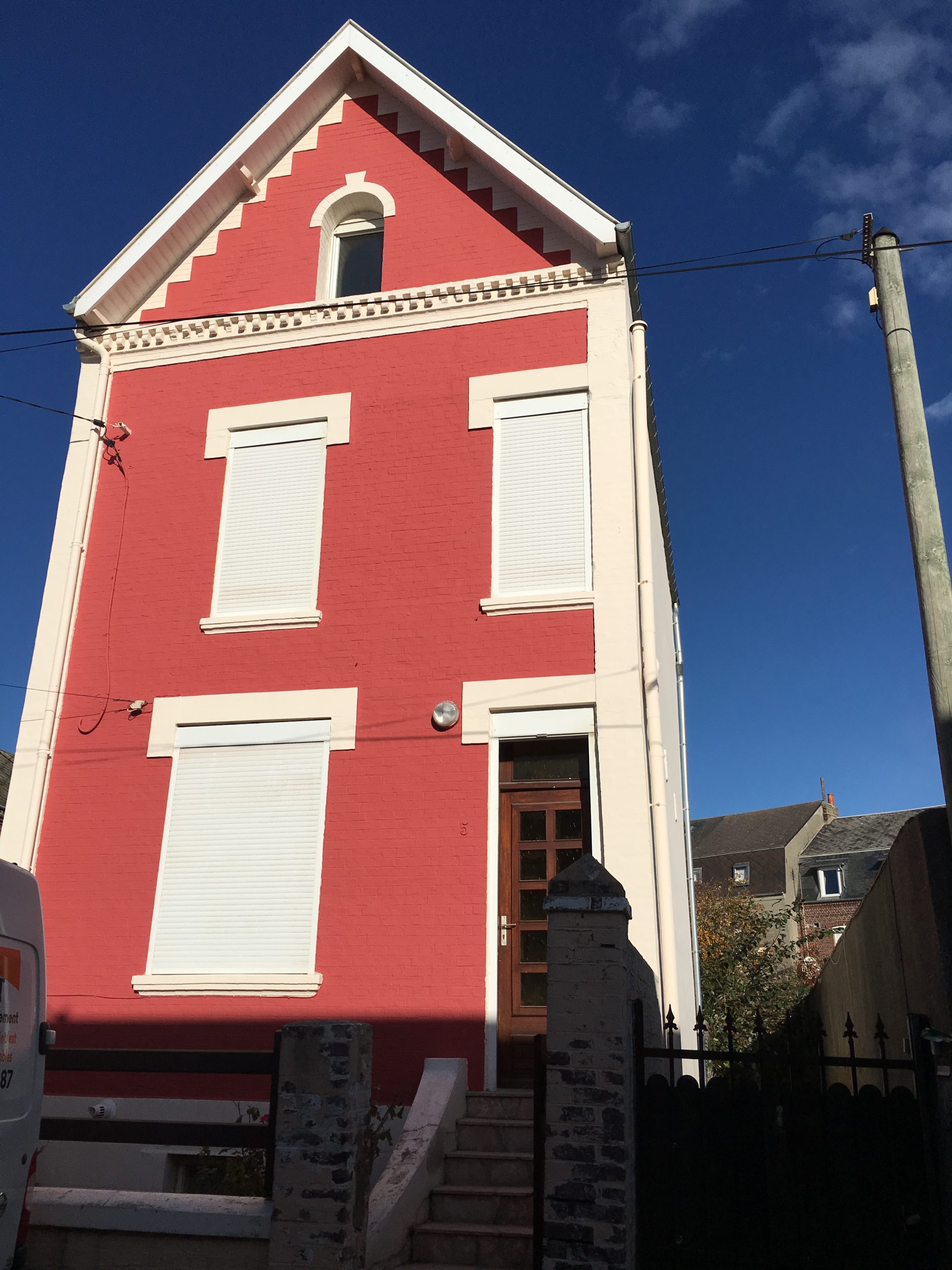 Finition peinture facade