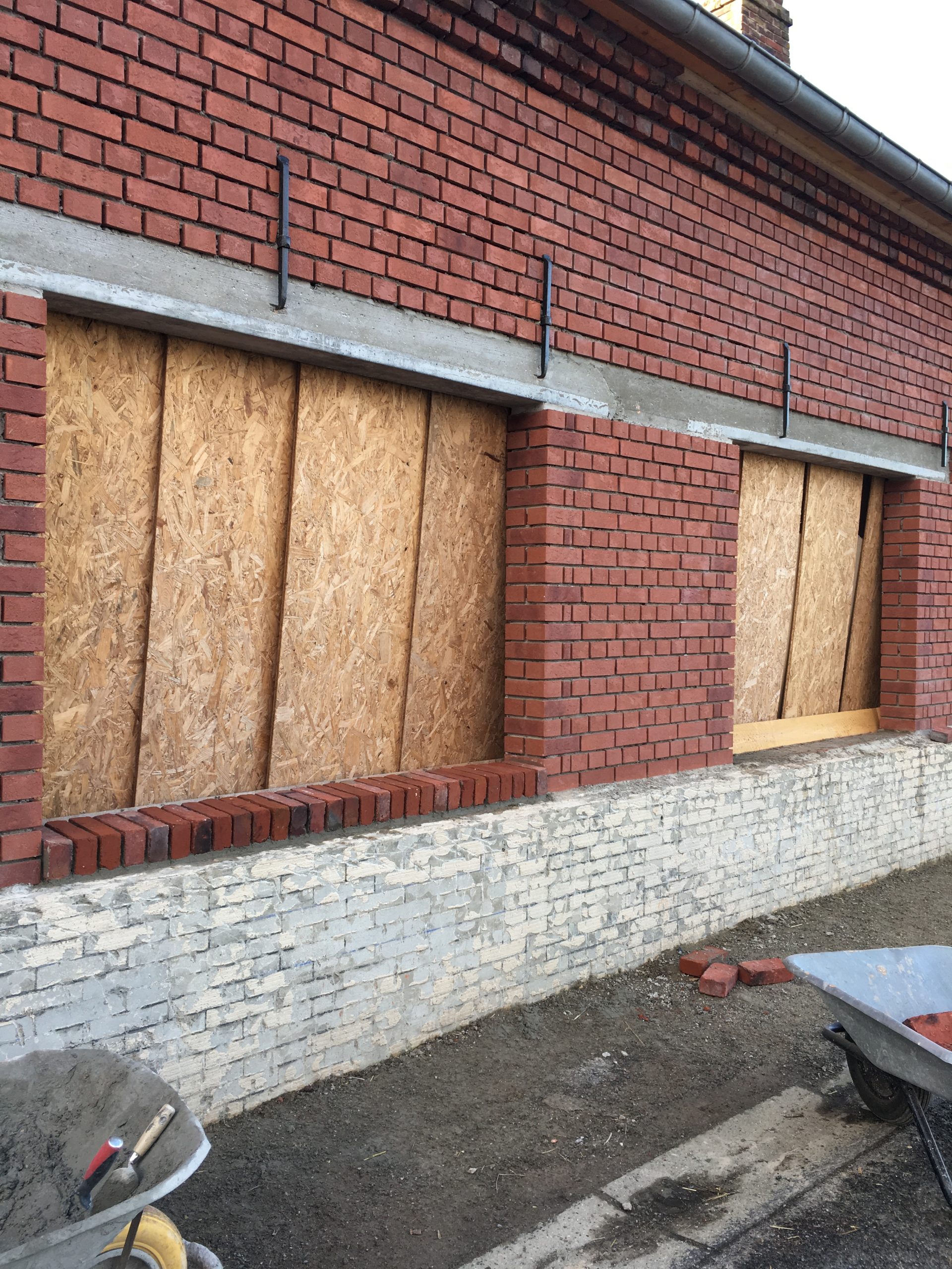 Construction mur briques Gamaches