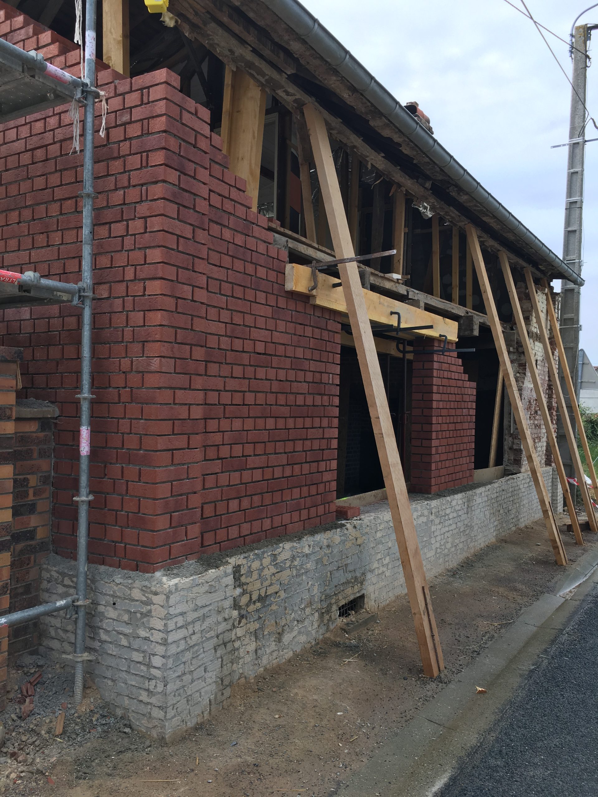 Avancement chantier construction Somme