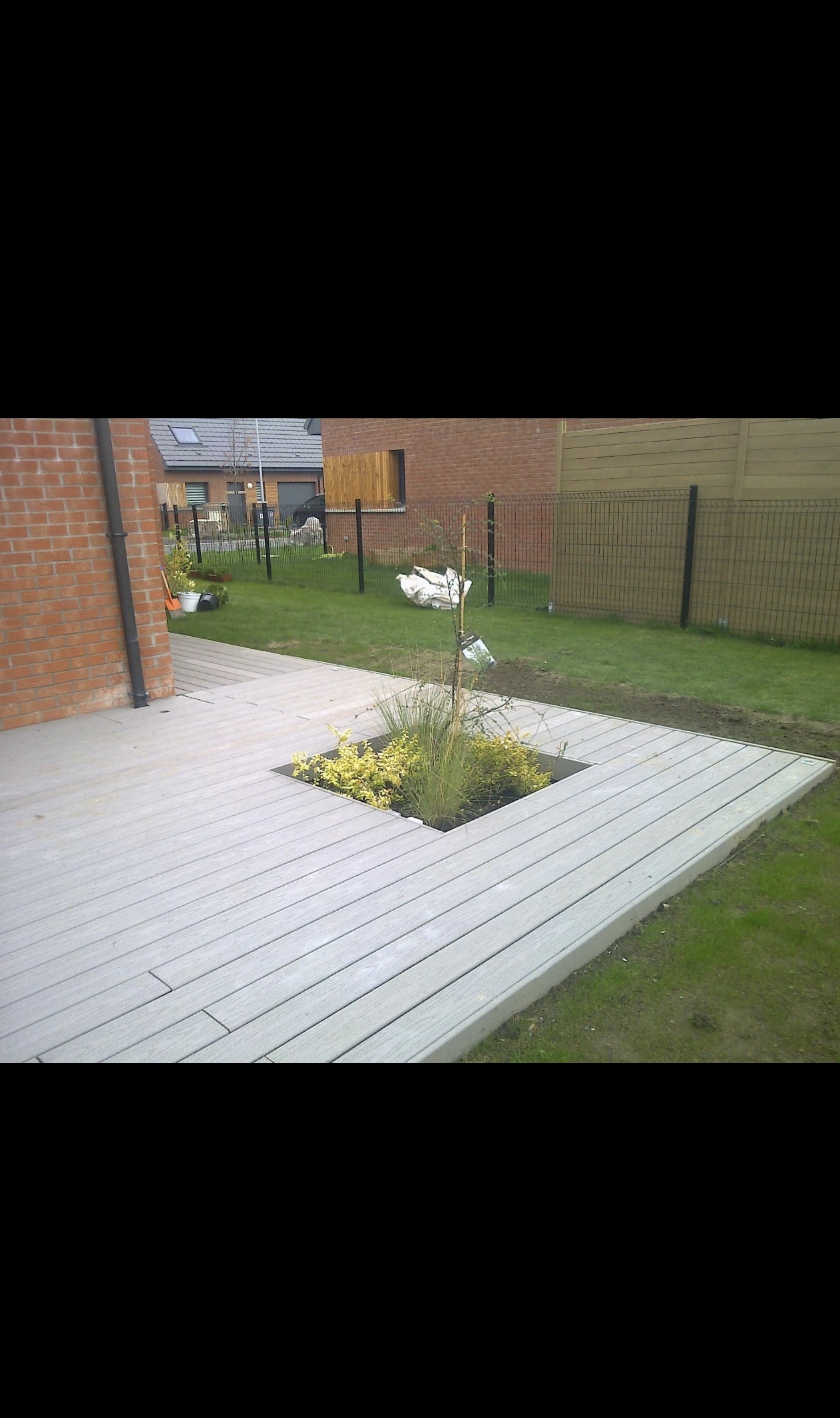 Resultat final terrasse composite eclairage