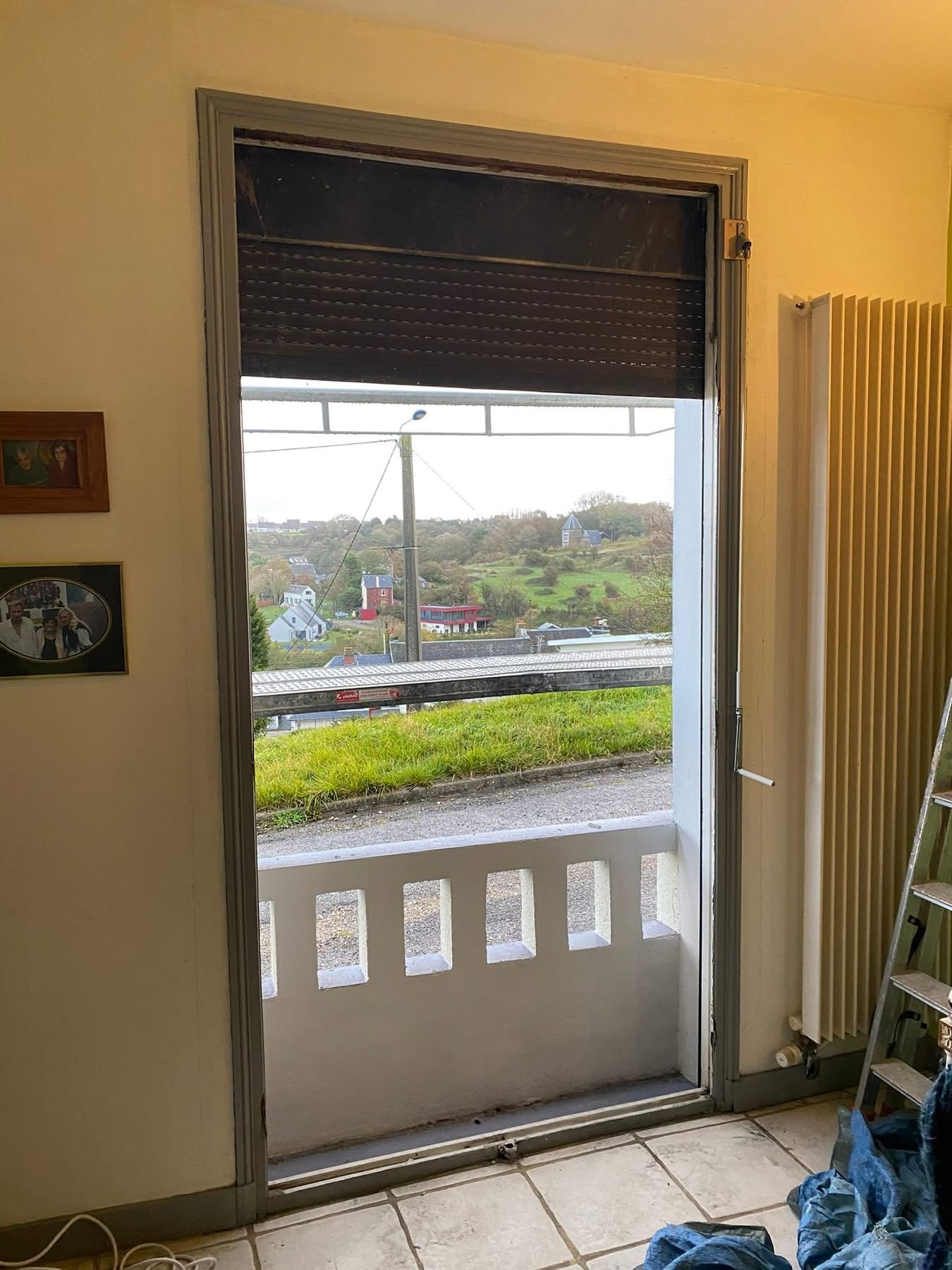 Porte fenetre installee menuiserie